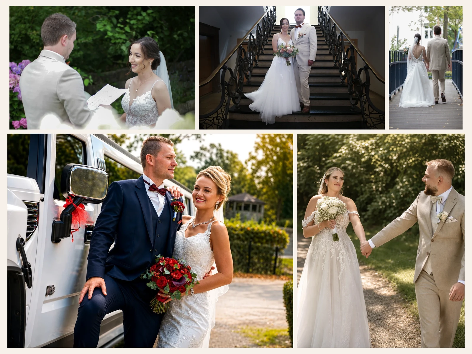 Hochzeitsfoto-Collage 3 in Hagen: Reportage & Storytelling